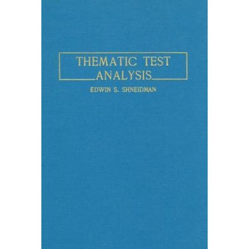 Thematic Test Analysis Paperback, Routledge