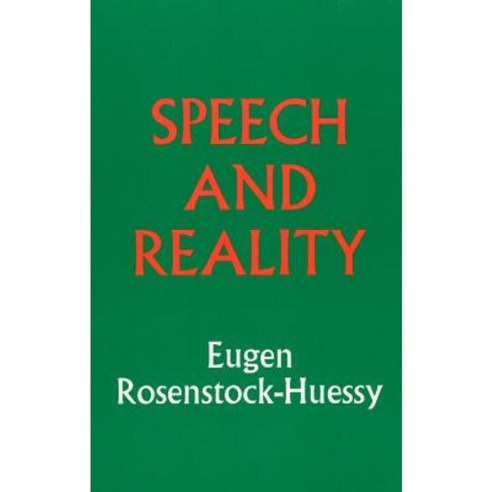 Speech and Reality Paperback, Argo Books