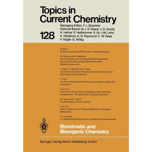 Biomimetic and Bioorganic Chemistry Paperback, Springer