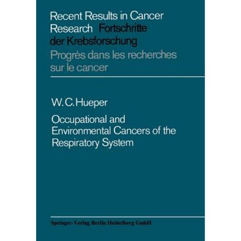 Occupational and Environmental Cancers of the Respiratory System Paperback, Springer