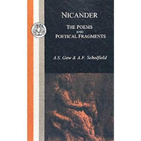 Nicander: Poems Paperback, Bloomsbury Publishing PLC