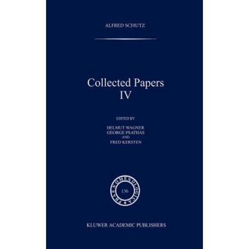 Collected Papers IV Hardcover, Kluwer Academic Publishers