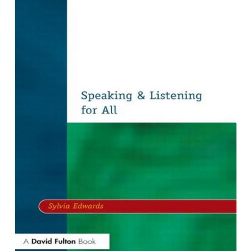 Speaking & Listening for All Paperback, David Fulton Publishers