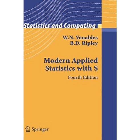 Modern Applied Statistics with S Hardcover, Springer