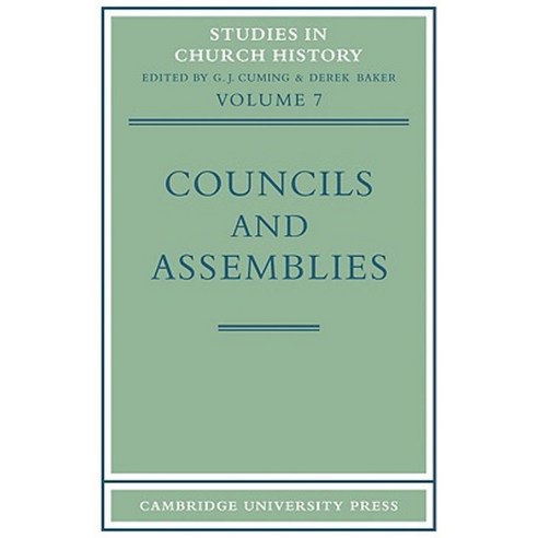 Councils and Assemblies, Cambridge University Press