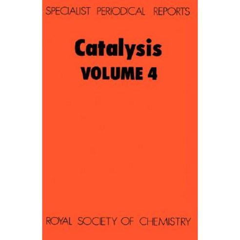 Catalysis: Volume 4 Hardcover, Royal Society of Chemistry