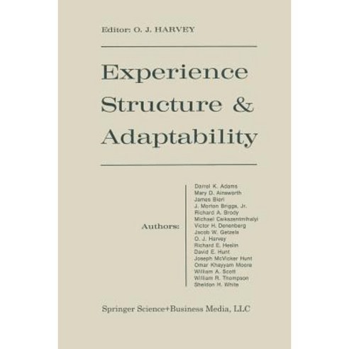 Experience Structure & Adaptability Paperback, Springer