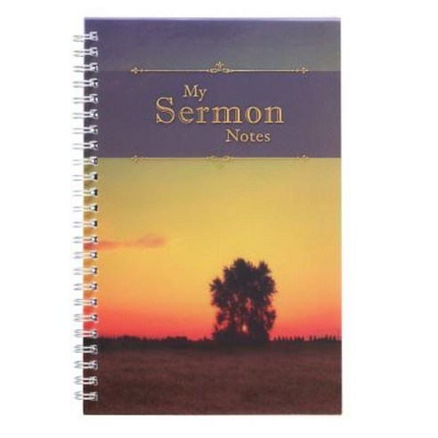 Notebook Wirebound My Sermon Notes (Tree) Spiral, Christian Art Gifts Inc