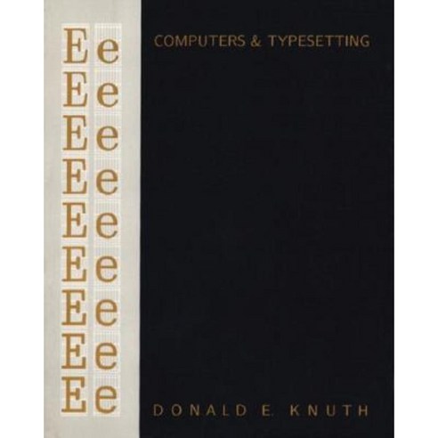 Computers & Typesetting Volume E: Computer Modern Typefaces Hardcover ...