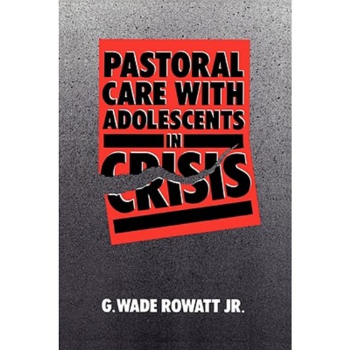 Pastoral Care with Adolescents in Crisis Paperback, Westminster John Knox Press