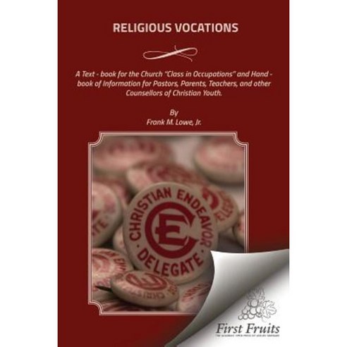 Religious Vocations Paperback, First Fruits Press