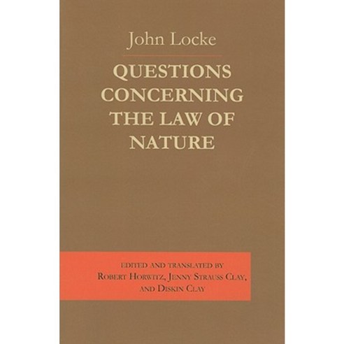 Questions Concerning the Law of Nature Paperback, Cornell University Press