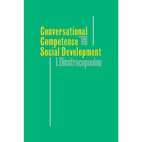 Conversational Competence and Social Development, Cambridge University Press