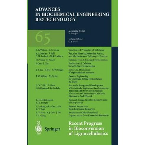 Recent Progress in Bioconversion of Lignocellulosics Hardcover, Springer