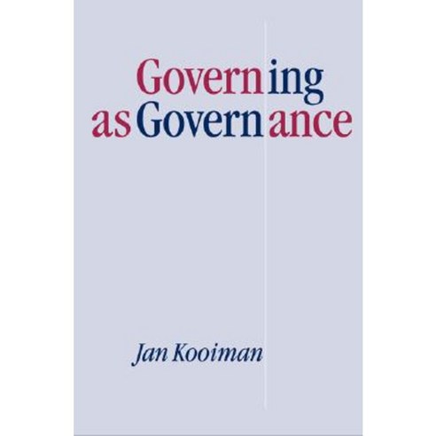 Governing as Governance Hardcover, Sage Publications Ltd