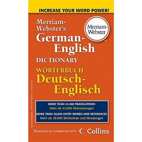 Merriam-Webster''s German-English Dictionary, Merriam-Webster Inc.