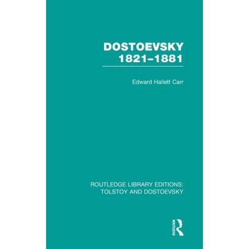 Dostoevsky 1821-1881 Hardcover, Routledge