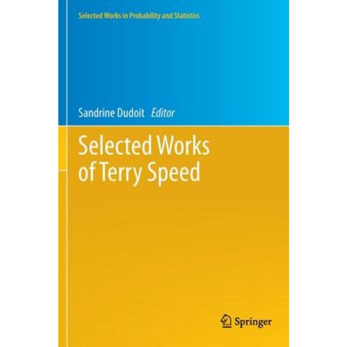 Selected Works of Terry Speed Hardcover, Springer - 최저가 알림ㆍ특가 할인ㆍ가격비교 - 역대가