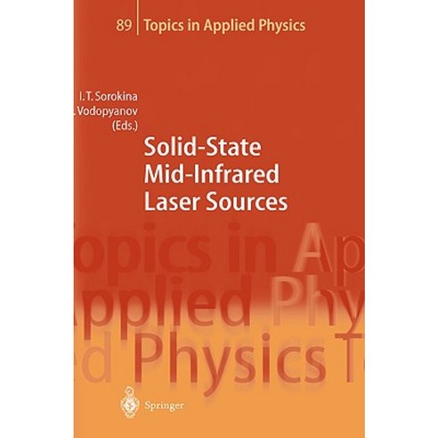 Solid-State Mid-Infrared Laser Sources Hardcover, Springer