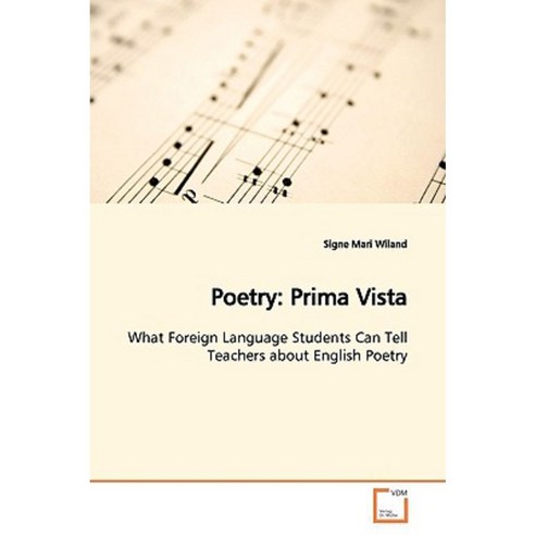 Poetry: Prima Vista Paperback, VDM Verlag