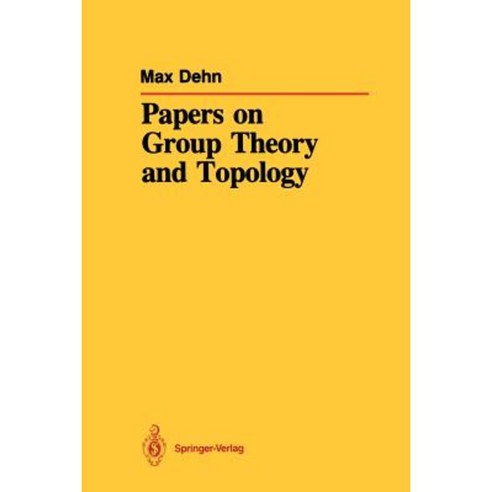 Papers on Group Theory and Topology Paperback, Springer