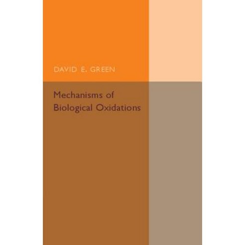 Mechanisms of Biological Oxidations, Cambridge University Press