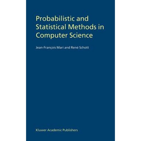 Probabilistic and Statistical Methods in Computer Science Hardcover, Springer