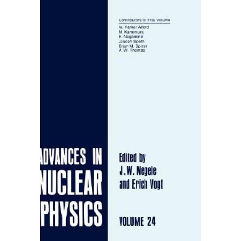 Advances in Nuclear Physics: Volume 24 Hardcover, Springer