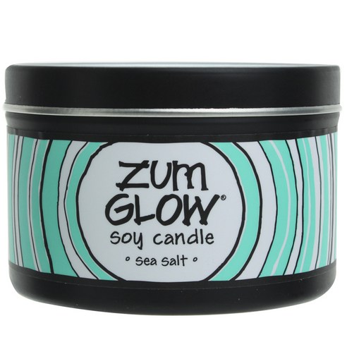 인디고와일드 줌 글로우 소이 틴캔들, Sea Salt, 1개