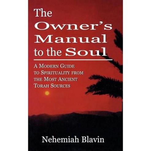 The Owner''s Manual to the Soul: A Modern Guide to Spirituality from the Most Ancient Torah Sources Hardcover, Jason Aronson, Inc.