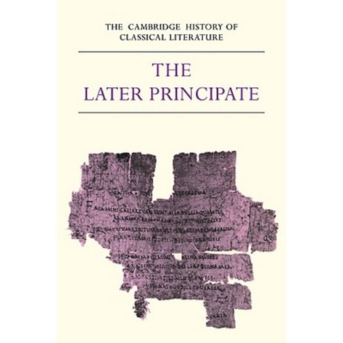 The Cambridge History of Classical Literature:"Volume 2 Latin Literature Part 5 the Later Pr..., Cambridge University Press