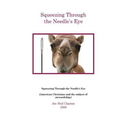 Squeezing Through the Needle''s Eye: American Christians and the Subject of Stewardship. Paperback, Createspace Independent Publishing Platform