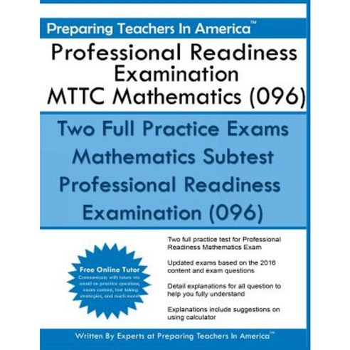 Professional Readiness Examination Mttc Mathematics (096) Paperback ...