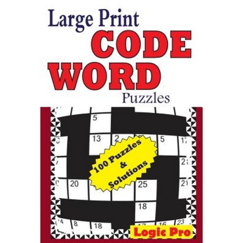 Large Print Code Word Puzzles Paperback, Createspace Independent ...