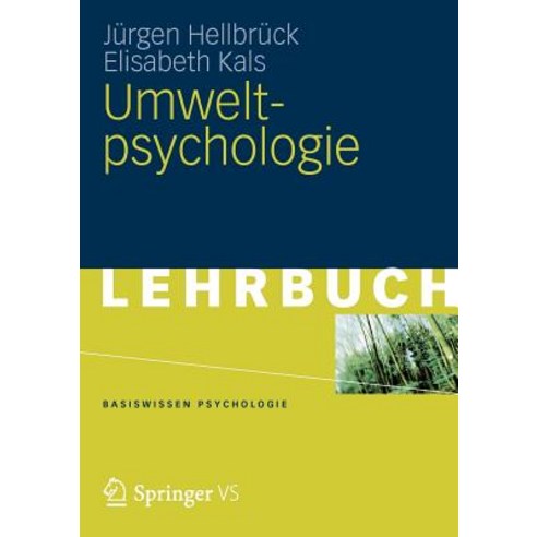 Umweltpsychologie Paperback, Vs Verlag Fur Sozialwissenschaften