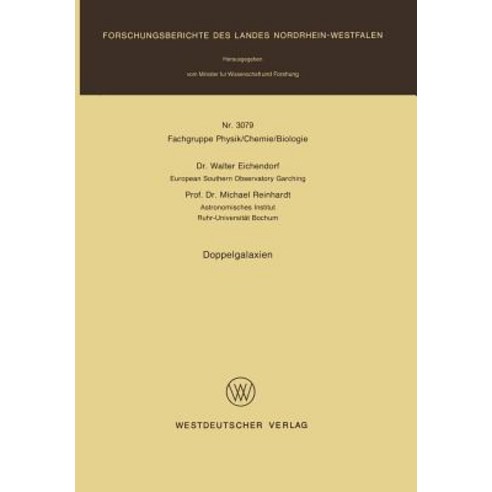 Doppelgalaxien Paperback, Vs Verlag Fur Sozialwissenschaften