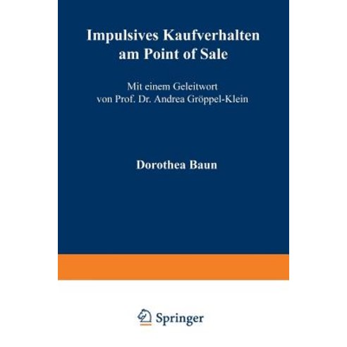 Impulsives Kaufverhalten Am Point of Sale Paperback, Deutscher Universitatsverlag
