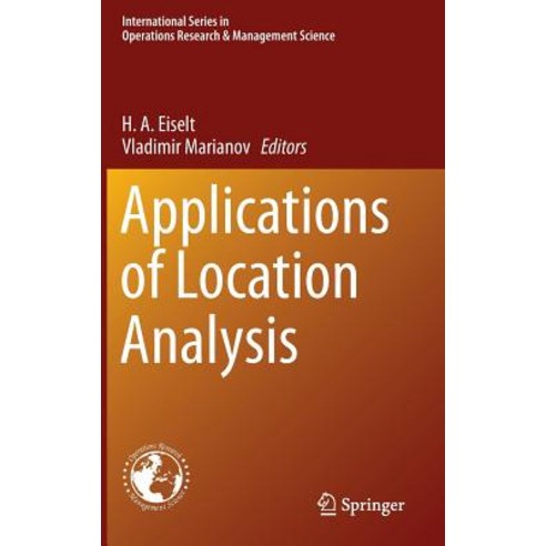 Applications of Location Analysis Hardcover, Springer