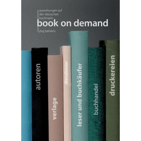 Book on Demand Paperback, Books on Demand