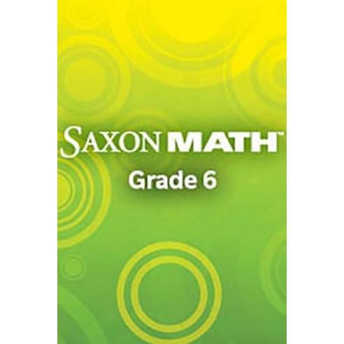 Saxon Math Course 1: Reteaching Masters Grade 6 Paperback, Saxon ...
