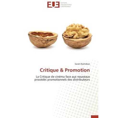 Critique & Promotion Paperback, Univ Europeenne