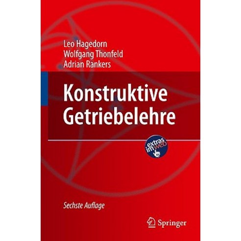 Konstruktive Getriebelehre Paperback, Springer
