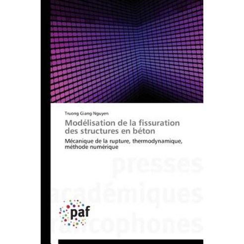Modelisation de La Fissuration Des Structures En Beton Paperback, Academiques