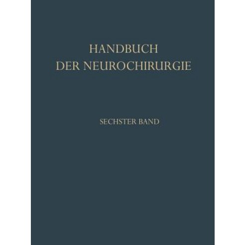 Chirurgie Der Hirnnerven Und Hirnbahnen Paperback, Springer