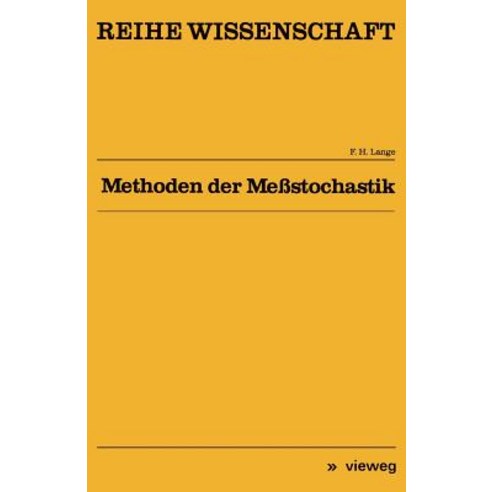Methoden Der Mestochastik Paperback, Vieweg+teubner Verlag