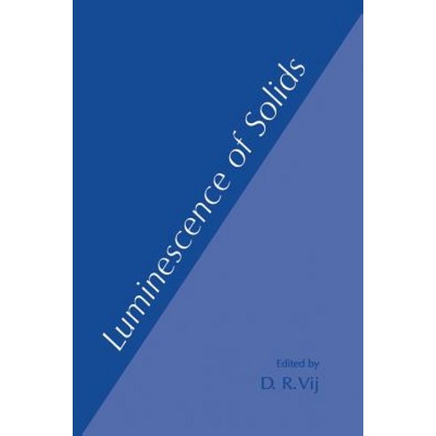 Luminescence of Solids Paperback, Springer