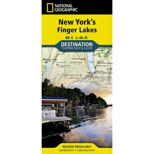 Finger Lakes Folded, National Geographic Maps