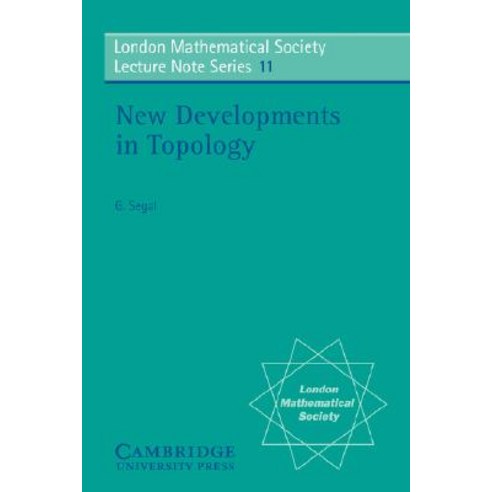 New Developments in Topology, Cambridge University Press
