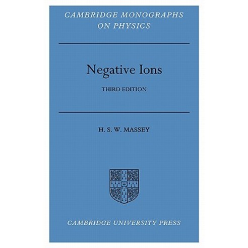 Negative Ions Paperback, Cambridge University Press