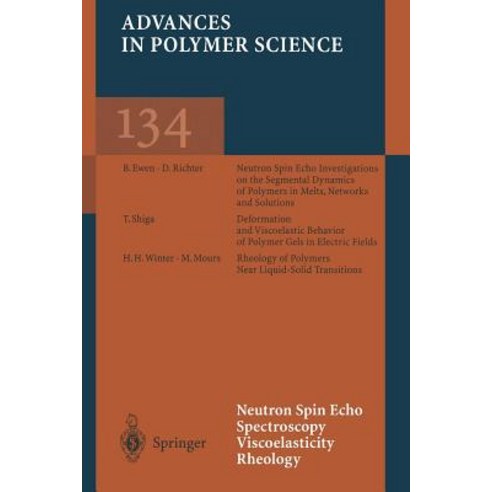 Neutron Spin Echo Spectroscopy Viscoelasticity Rheology Paperback, Springer